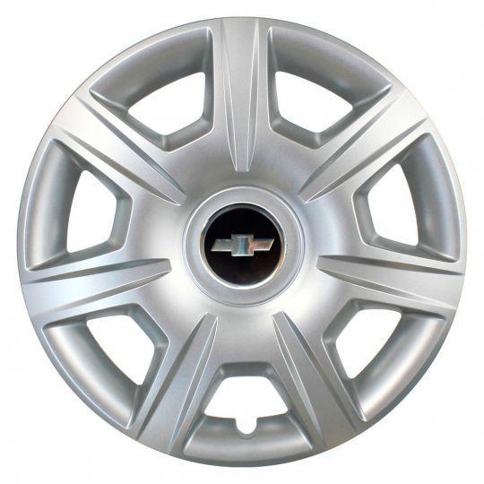 Ковпаки автомобільні SKS 327 R15 з логотипом Chevrolet 4 шт. Сріблястий Ковпаки автомобільні SKS 327 R15 з логотипом Chevrolet 4 шт. Сріблястий