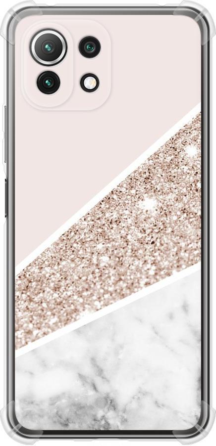 Чехол на Xiaomi Mi 11 Lite Пастельный мрамор (4342sp-2281-42517)