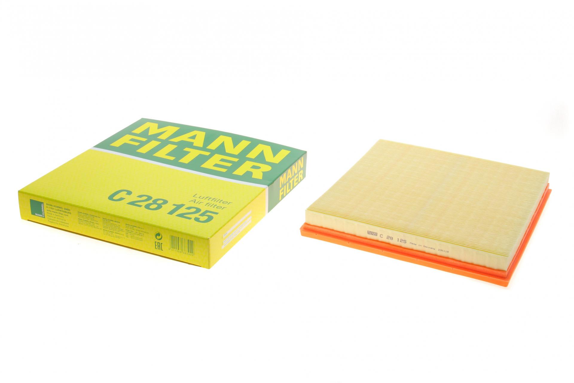 Фильтр воздушный Mann-Filter для BMW 5 F07/F10/F11/F18/6 F06/F12/F13/X3-X6 F25/F26/F15-16/E70-72 3,0 N55 10-18 (C 28 125)