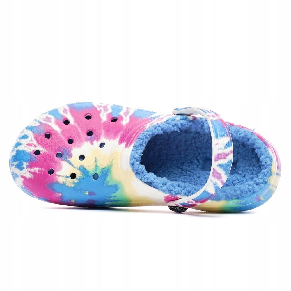 Шлепанцы утепленные Crocs CLassic Tie-Dye Lined CLog р. 41-42 - фото 4