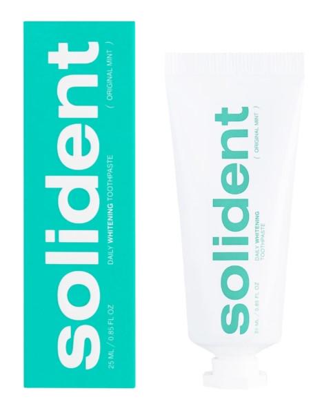 Зубная паста отбеливающая Solident Daily Whitening Мята 25 мл Зубная паста отбеливающая Solident Daily Whitening Мята 25 мл