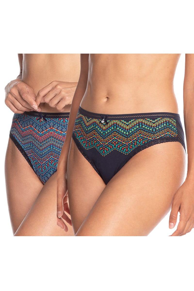 Трусики слип Lama р. 4/L 2 шт. Черно-бирюзовый (77541) Трусики слип Lama р. 4/L 2 шт. Черно-бирюзовый (77541)