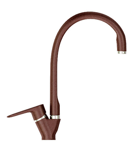 Змішувач кухонний KAHER AIVON гранітний 03 Коричневий