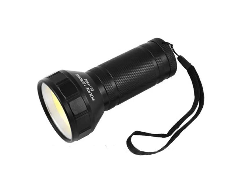 Ліхтар ручний 1536-COB10W 3xAA ремінець (4899)