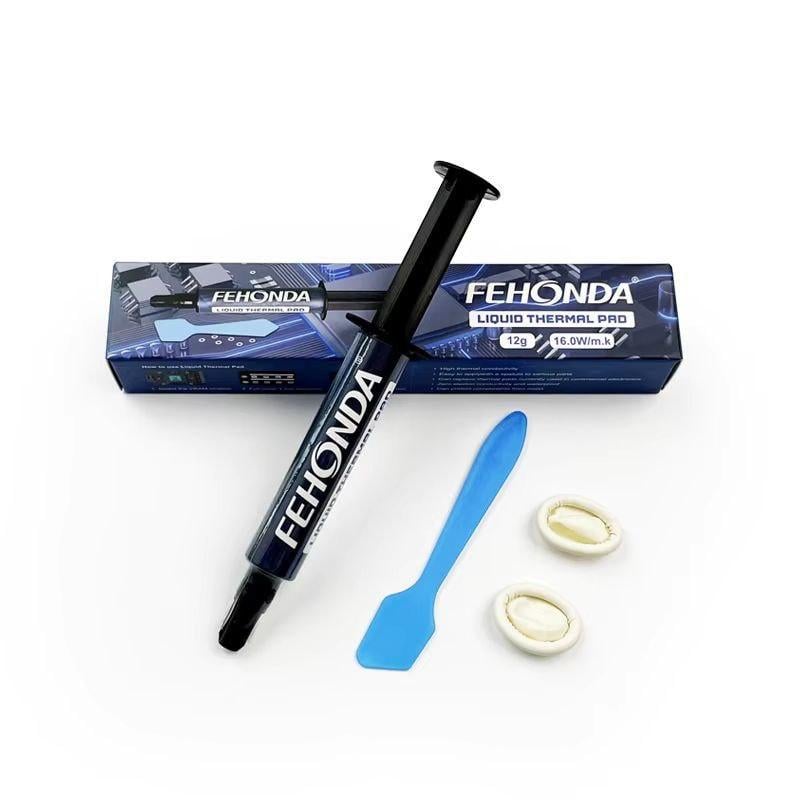 Термопрокладка жидкая Fehonda 16 Вт/мК 12 г со штапелем (FHD-LPT65-12G-TBX) Термопрокладка жидкая Fehonda 16 Вт/мК 12 г со штапелем (FHD-LPT65-12G-TBX)