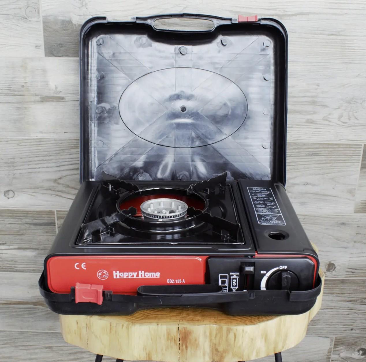 Плита газова Grand GP-220 з п'єзопідпалом з 4 газовими балонами Чорний ( Grand4) - фото 5 Плита газова Grand GP-220 з п'єзопідпалом з 4 газовими балонами Чорний ( Grand4) - фото 5