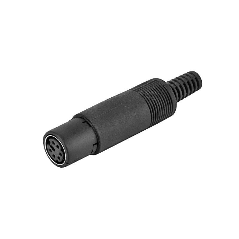 Гнездо mini DIN 6pin на кабель (A163012)