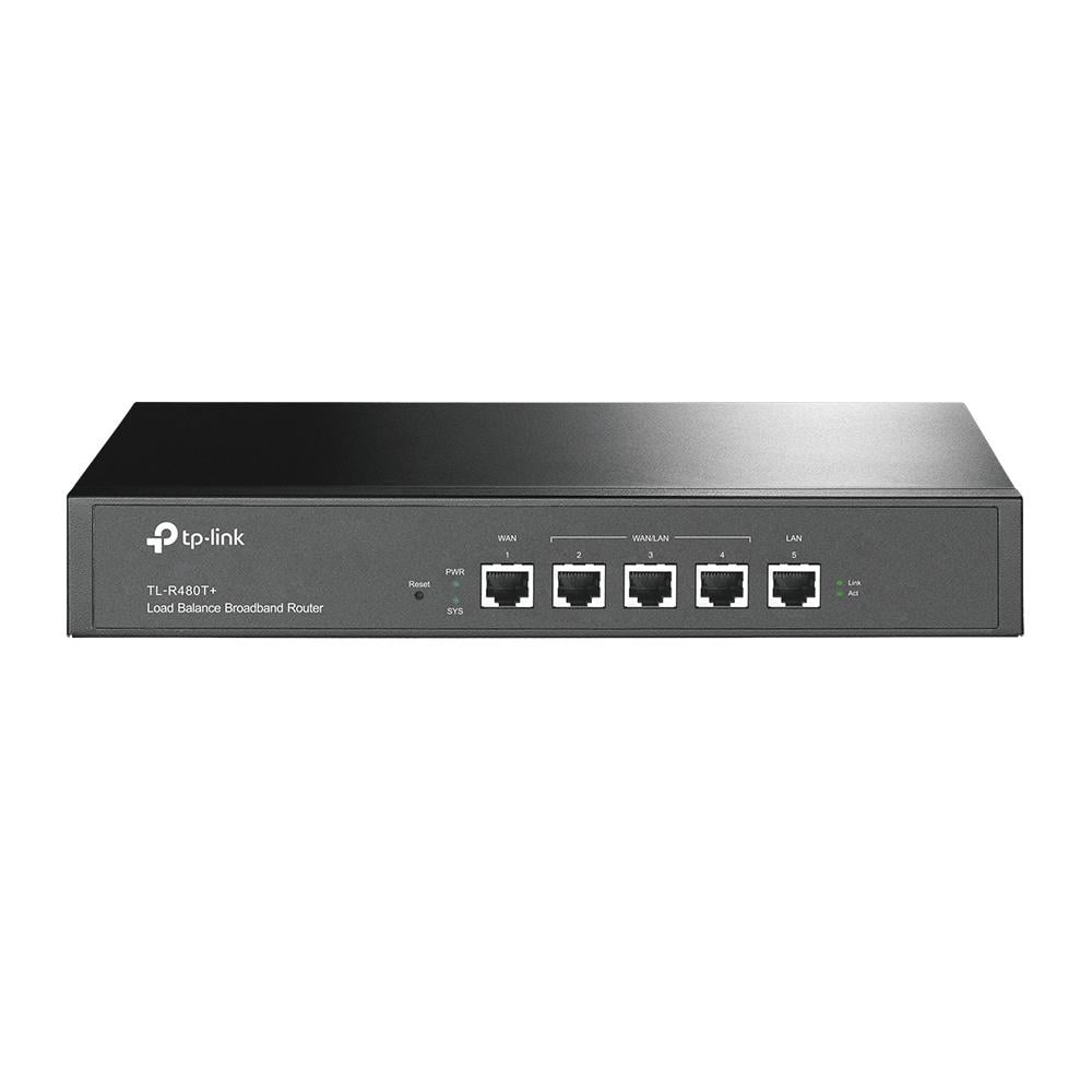 Роутер TP-Link TL-R480T+ 5 WAN/LAN 10/100Mb взаємозамінні порти WAN/LAN DHCP сервер