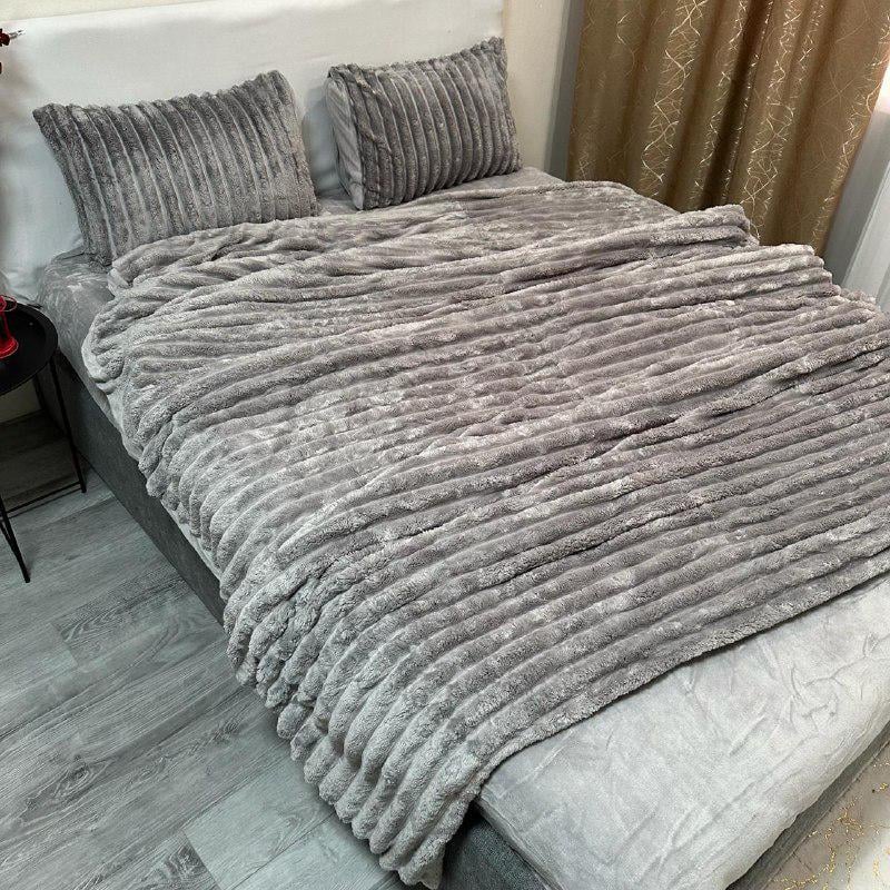 Комплект постільної білизни Шарпей мікрофібра наволочки 50х70 см 2 шт. Сірий (29356765)