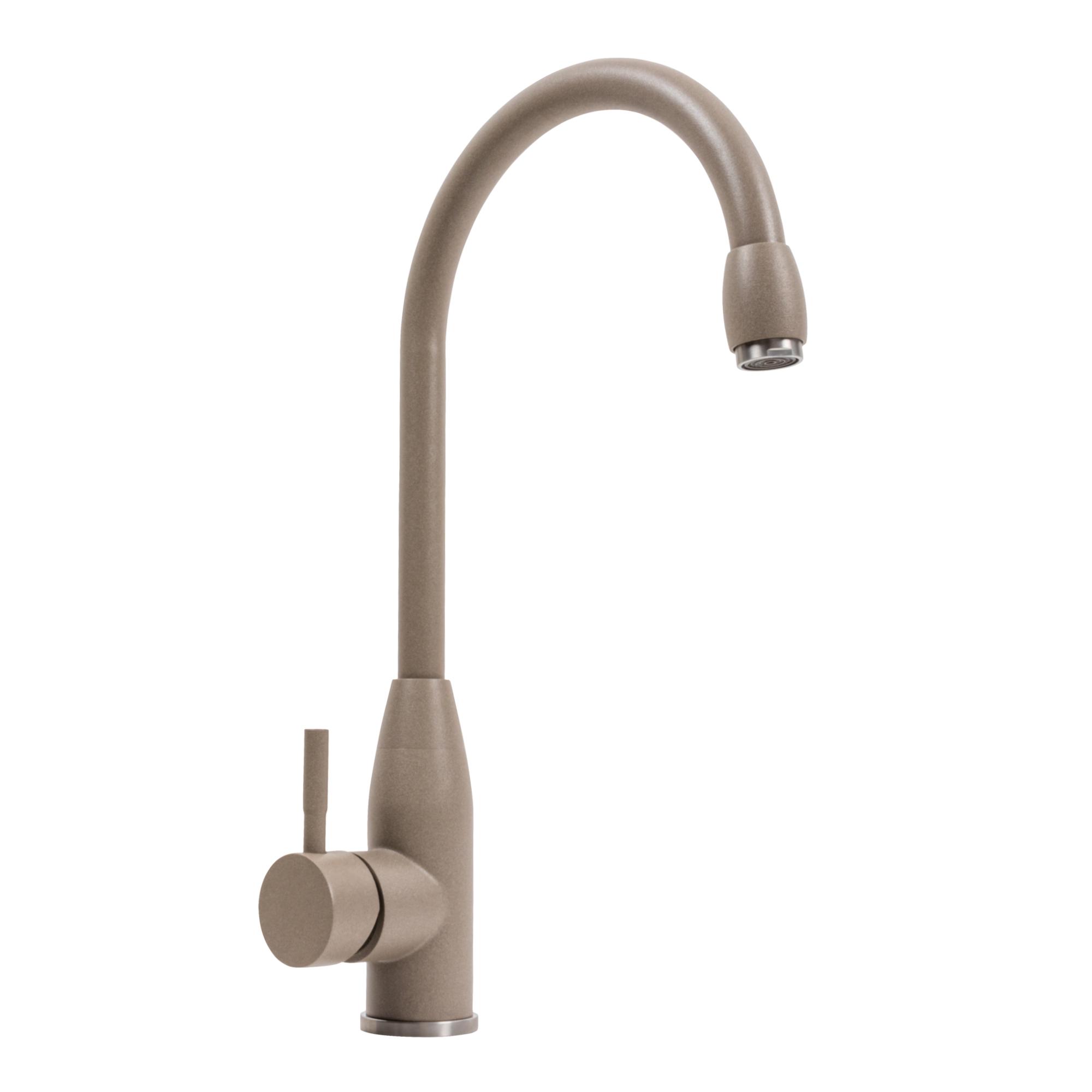 Смеситель для кухни Platinum 26 FHP 7456 PLS-A40937 однорычажный Коричневый (215795)