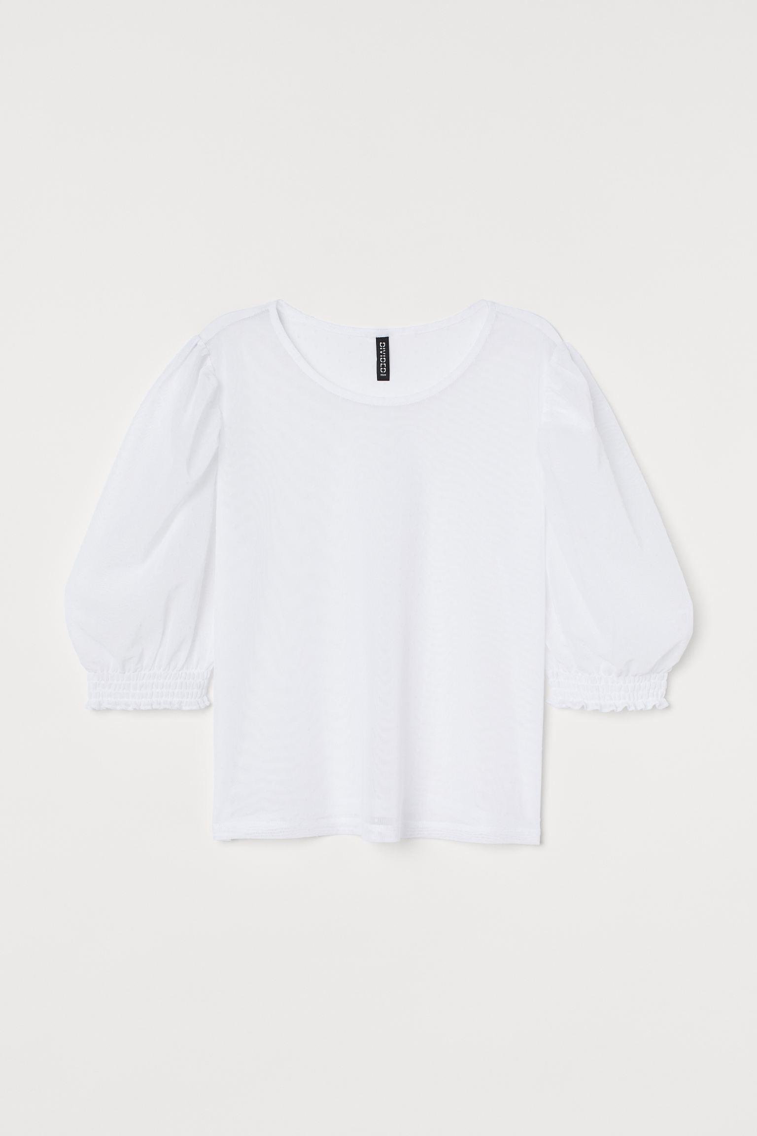 Блуза H&M S Білий (17038667241)