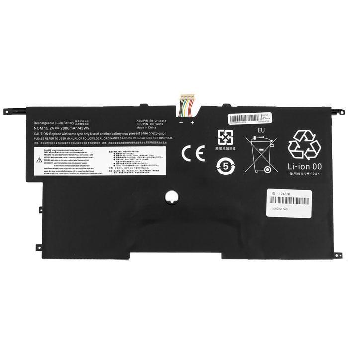Акумулятор для ноутбука Lenovo ThinkPad X1 Carbon3 2015 2800 mAh 15,2V (147895)
