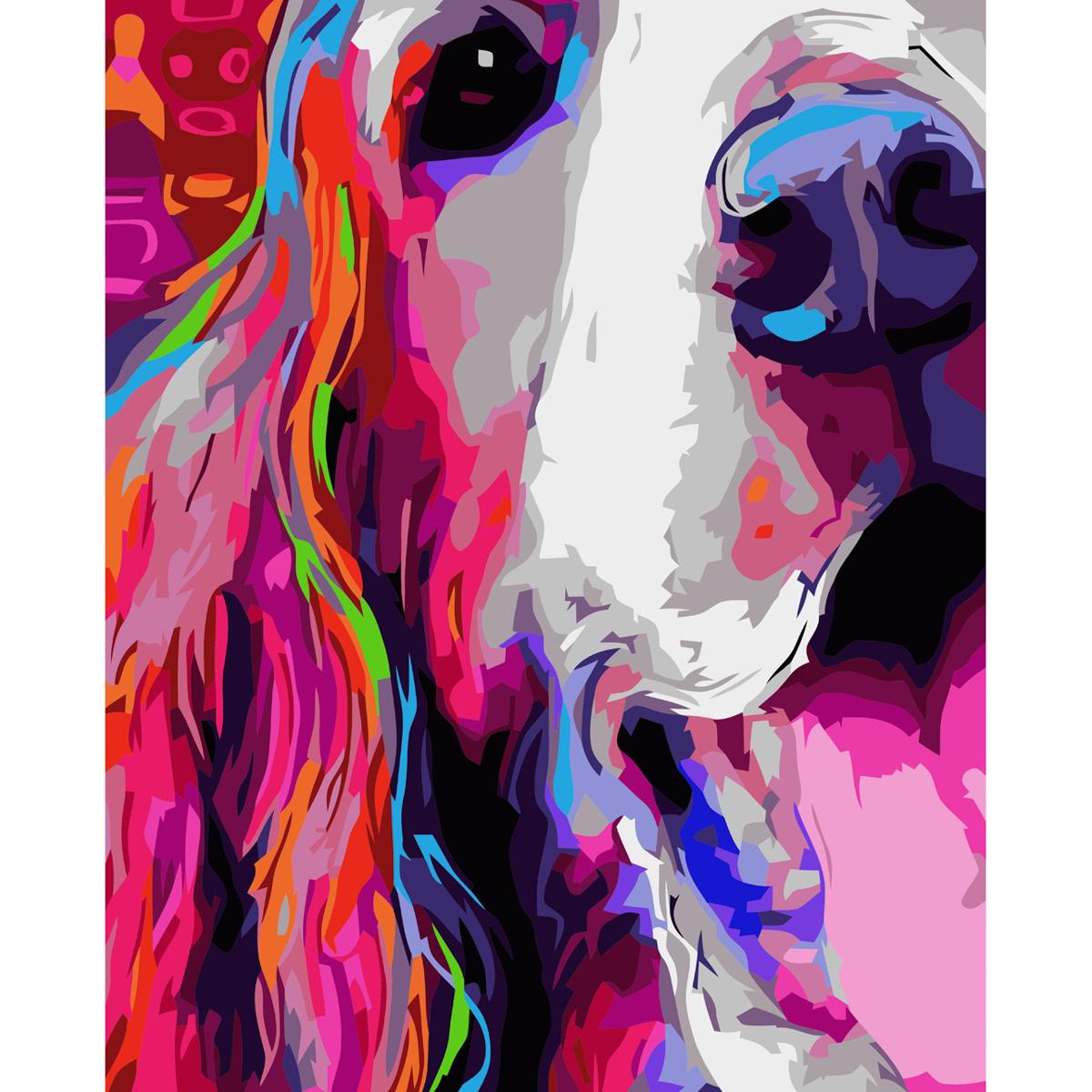 Картина по номерам Strateg Арт-песик 40x50 см (VA-3610)