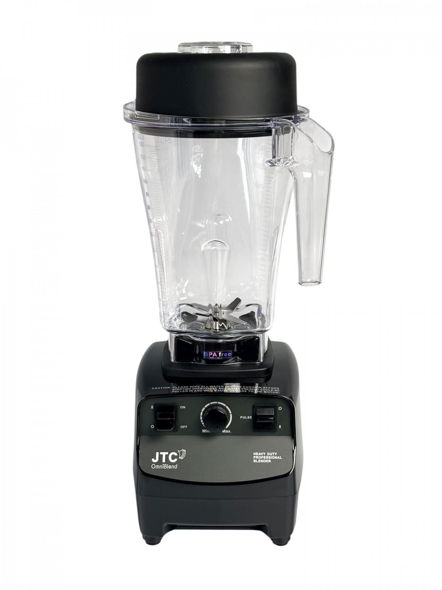Блендер профессиональный JTC OmniBlend I TM-767C 4 л 1200 Вт 220 В 50 Гц с импульсным режимом 20x24x52 см Черный