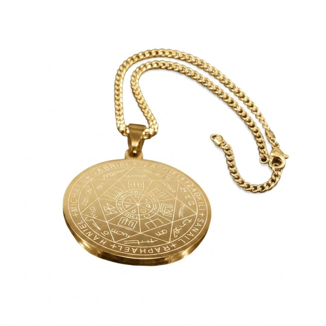 Кулон с цепочкой 60 см Золотой (C02075-2)