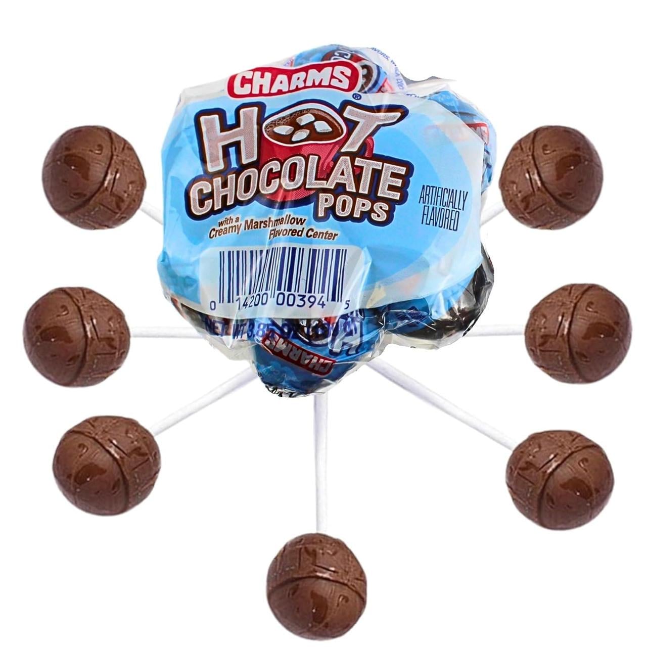 Леденцы на палочке Charms Hot Chocolate Lollipops 7 шт. 121 г (2863968248)