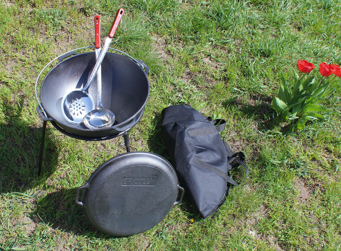 Половник із дерев'яною ручкою 47 см (C47-P) - фото 4 Половник із дерев'яною ручкою 47 см (C47-P) - фото 4