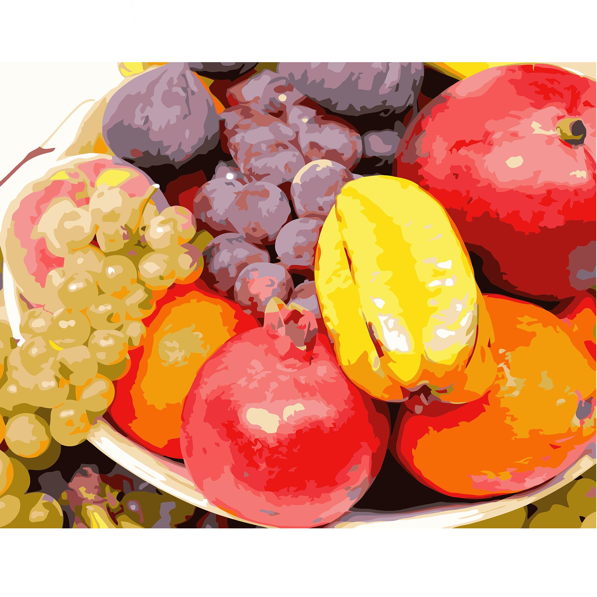 Картина за номерами Strateg Фруктовий натюрморт 40x50 см (VA-0538)