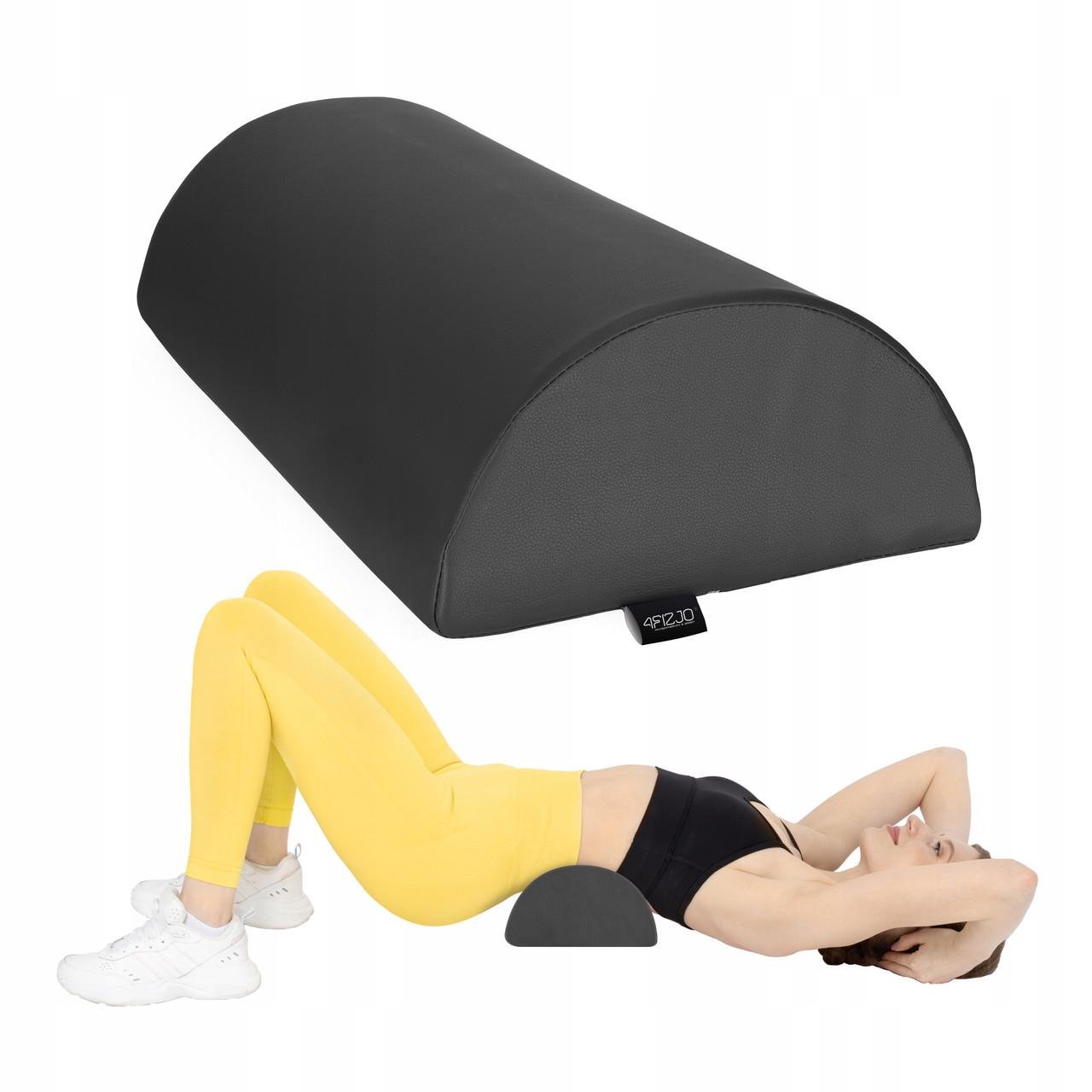 Полувалик для реабилитации и массажа 4fizjo 60x30x15 Black (P-5905973402910) - фото 7 Полувалик для реабилитации и массажа 4fizjo 60x30x15 Black (P-5905973402910) - фото 7