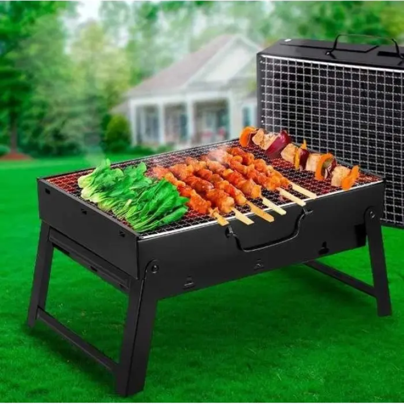 Барбекю-гриль складаний 60x22x33 см Чорний (2562538702) - фото 10 Барбекю-гриль складаний 60x22x33 см Чорний (2562538702) - фото 10