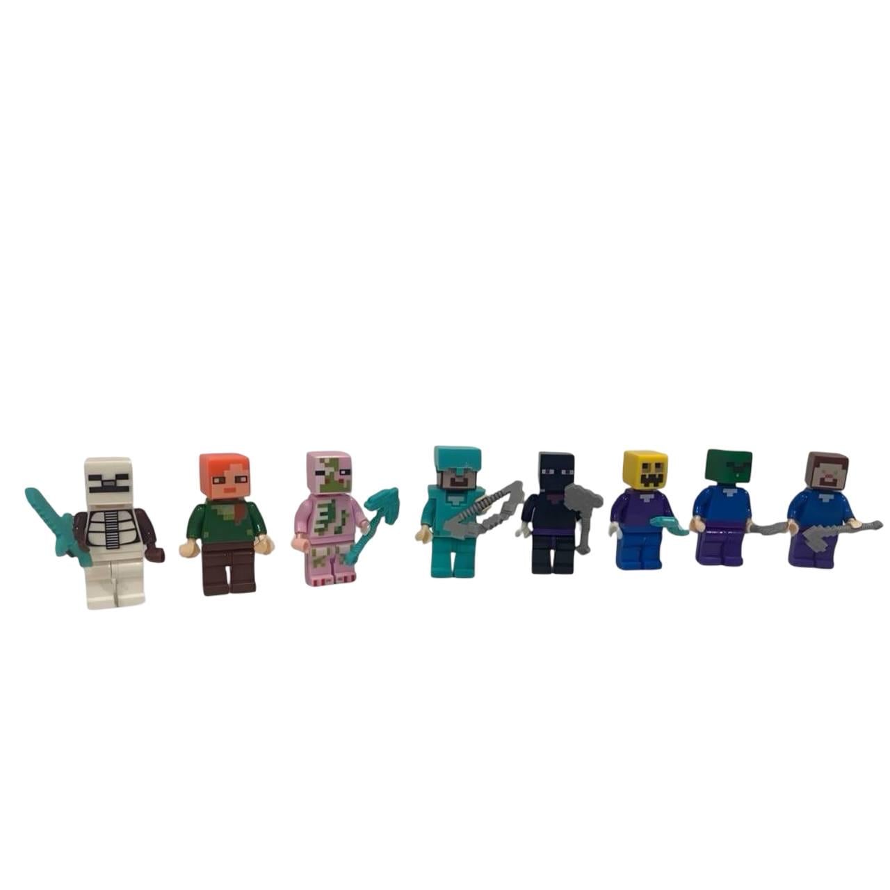 Набор игровых фигурок коллекционный Minecraft из 8 персонажей (29682762)