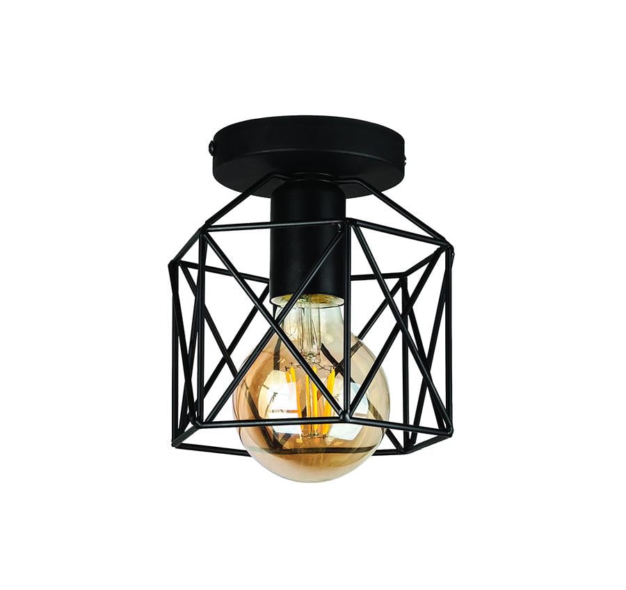 Світильник Levistella 756XPR101F-1 BK у стилі лофт 150х140 мм (14-16-LVS2418)