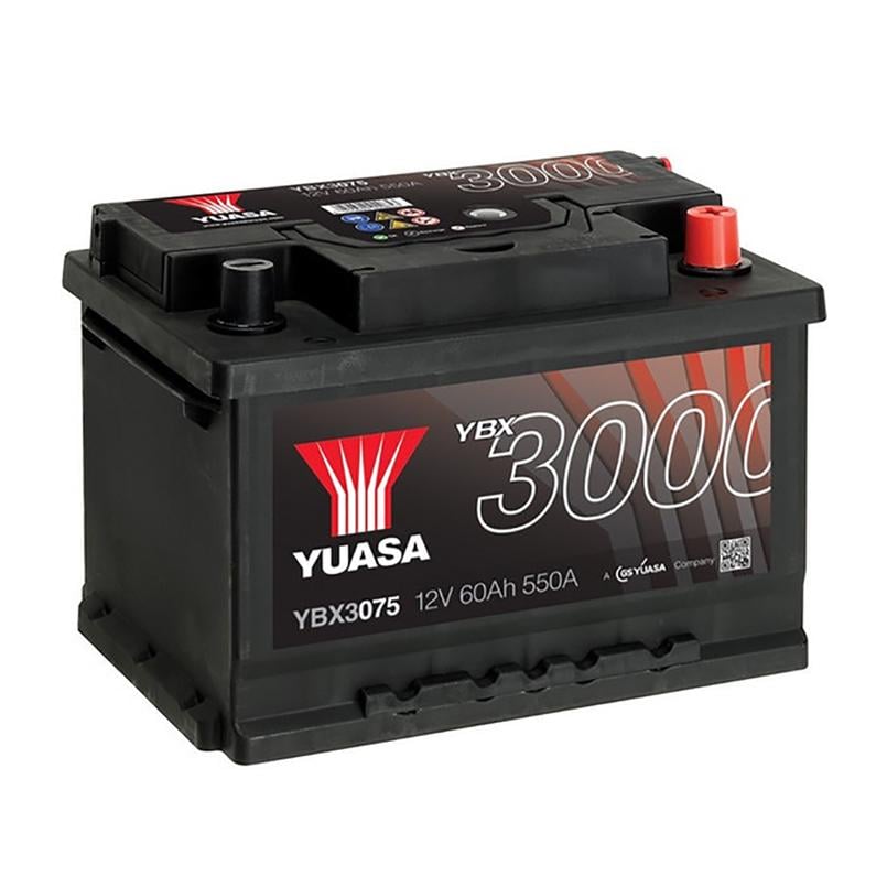 Акумулятор Yuasa 12 V 60Ah SMF Battery YBX3075 (0)