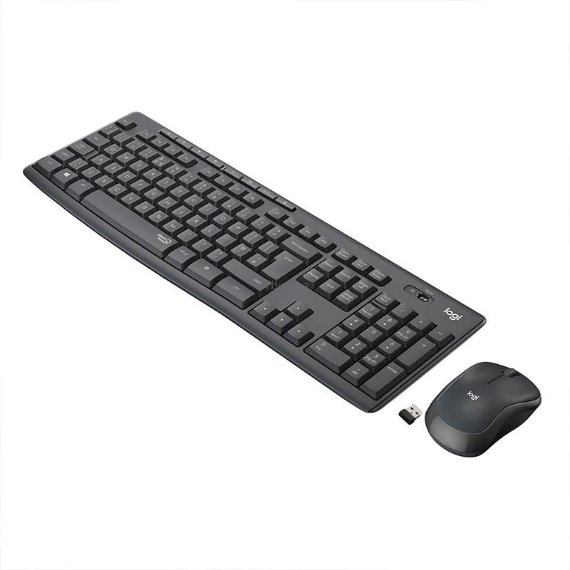 Комплект клавиатура и мышка Logitech MK295 Combo UA беспроводной Черный (3218824167)