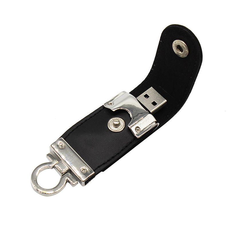 Флеш-накопичувач XON FlashDrive X Leather 128 Гб Black (81111128) - фото 1