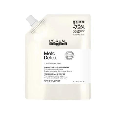 Шампунь для уменьшения ломкости и изменения цвета L'OREAL Professionnel Serie Expert Metal Detox Anti-metal Shampoo рефил 500 мл (2844129652)
