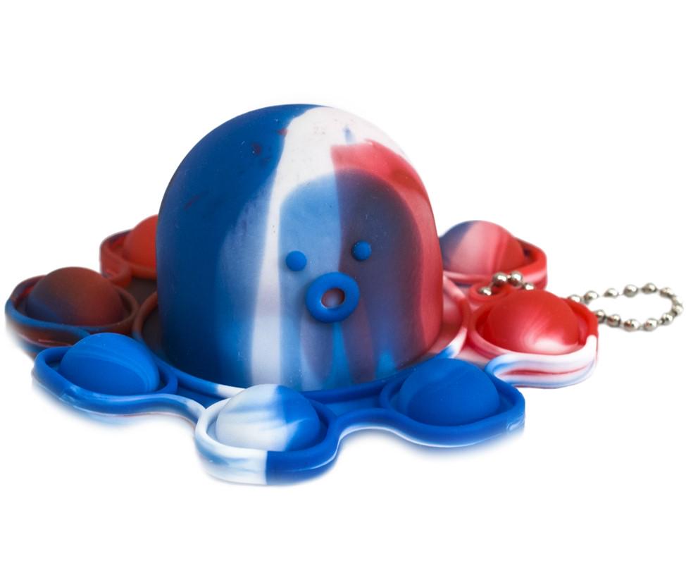 Антистресс игрушка осьминог pop-it Красный/Синий (1008715-Other-1)