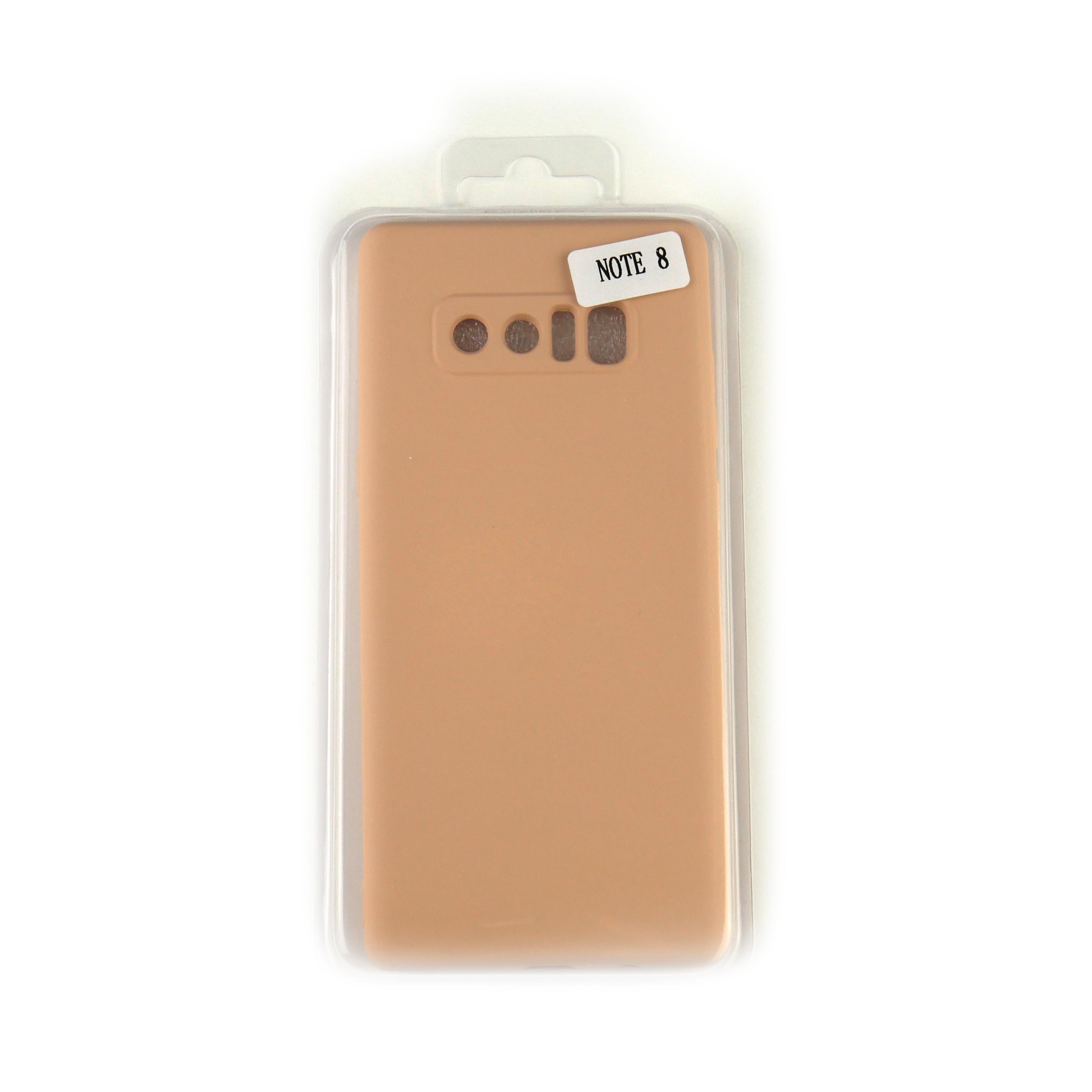 Чехол Silicone Case Full Cover Samsung Note 8 Розовое Золото