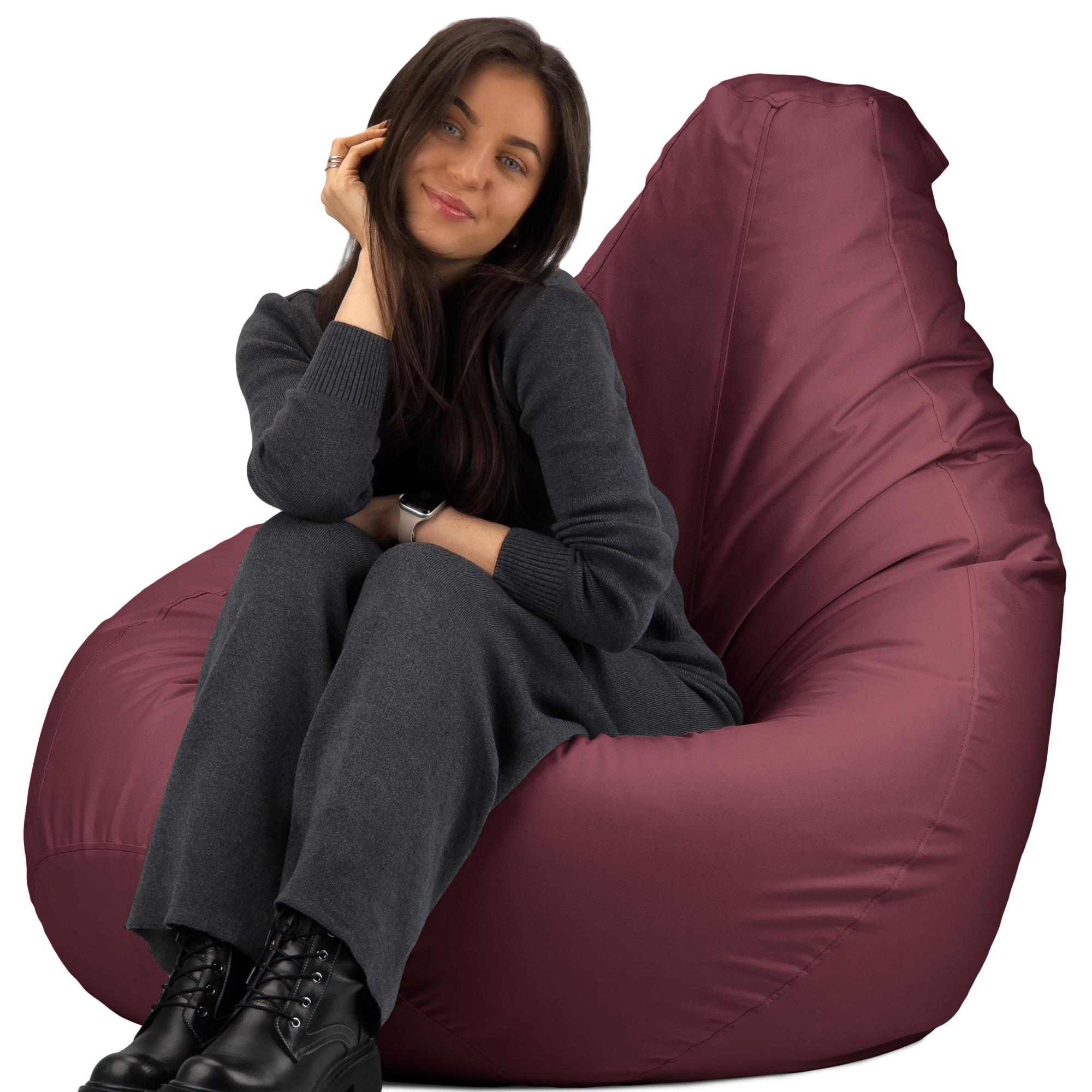 Крісло-мішок Студія Комфорту Груша оксфорд флекс 150х100 см Бордовий (9012315) - фото 2 Крісло-мішок Студія Комфорту Груша оксфорд флекс 150х100 см Бордовий (9012315) - фото 2