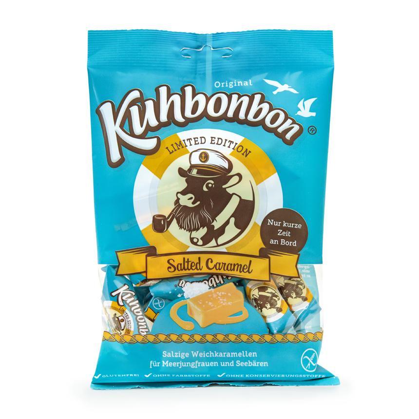 Цукерки без глютену Kuhbonbon "Корівка" солона карамель 175 г (4028452261936)