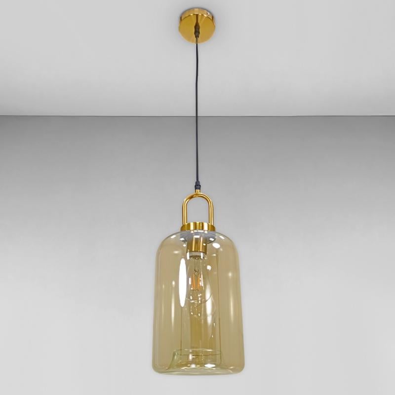 Люстра підвісна Light House LS-18033-1 BRZ+BR Бронзовий/Коричневий