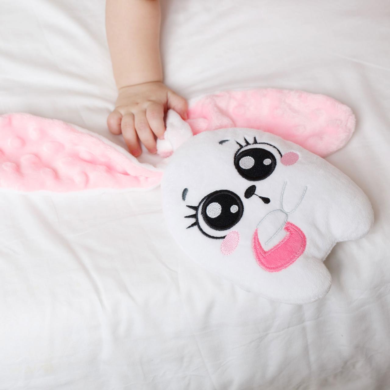 Іграшка-грілка Зайчик для дівчаток з вишневими кісточками (1643524336) - фото 5