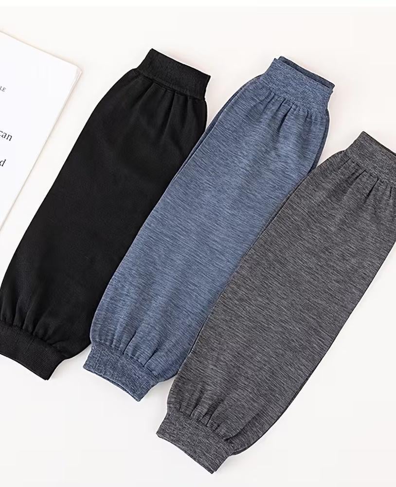 Нарукавники длинные 40 см Джинсовый Синий - фото 6