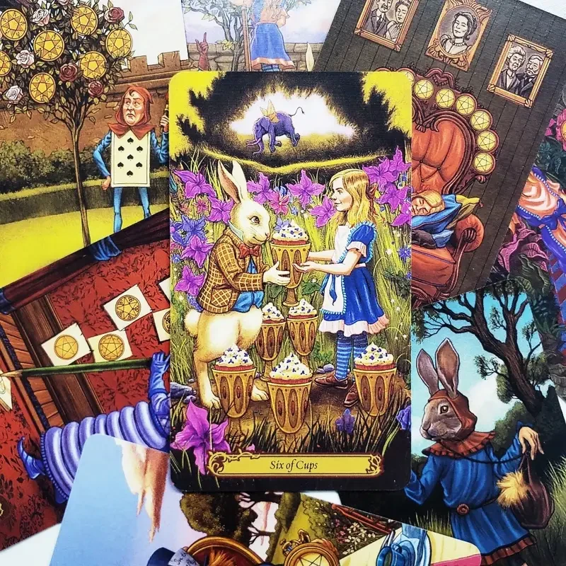 Карты Таро Страна чудес Барбара Мур 78 карт - фото 5 Карты Таро Страна чудес Барбара Мур 78 карт - фото 5