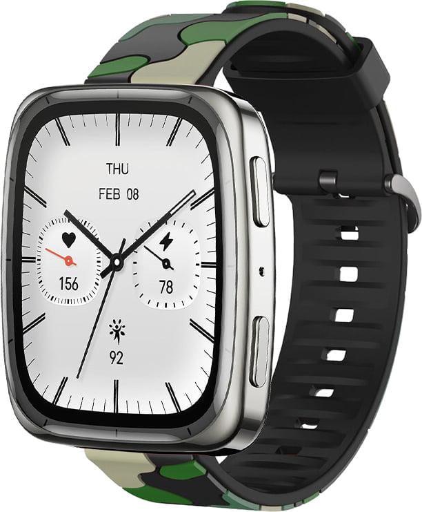Ремешок Tactic Camouflage для Amazfit Active 2 Square Green (42189-08)