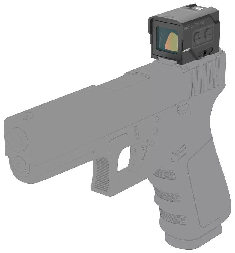 Приціл коліматорний Vector Optics Frenzy Plus 1x18x20 Enclosed SOL Multi Reticle VOD footprint (5003803) - фото 12