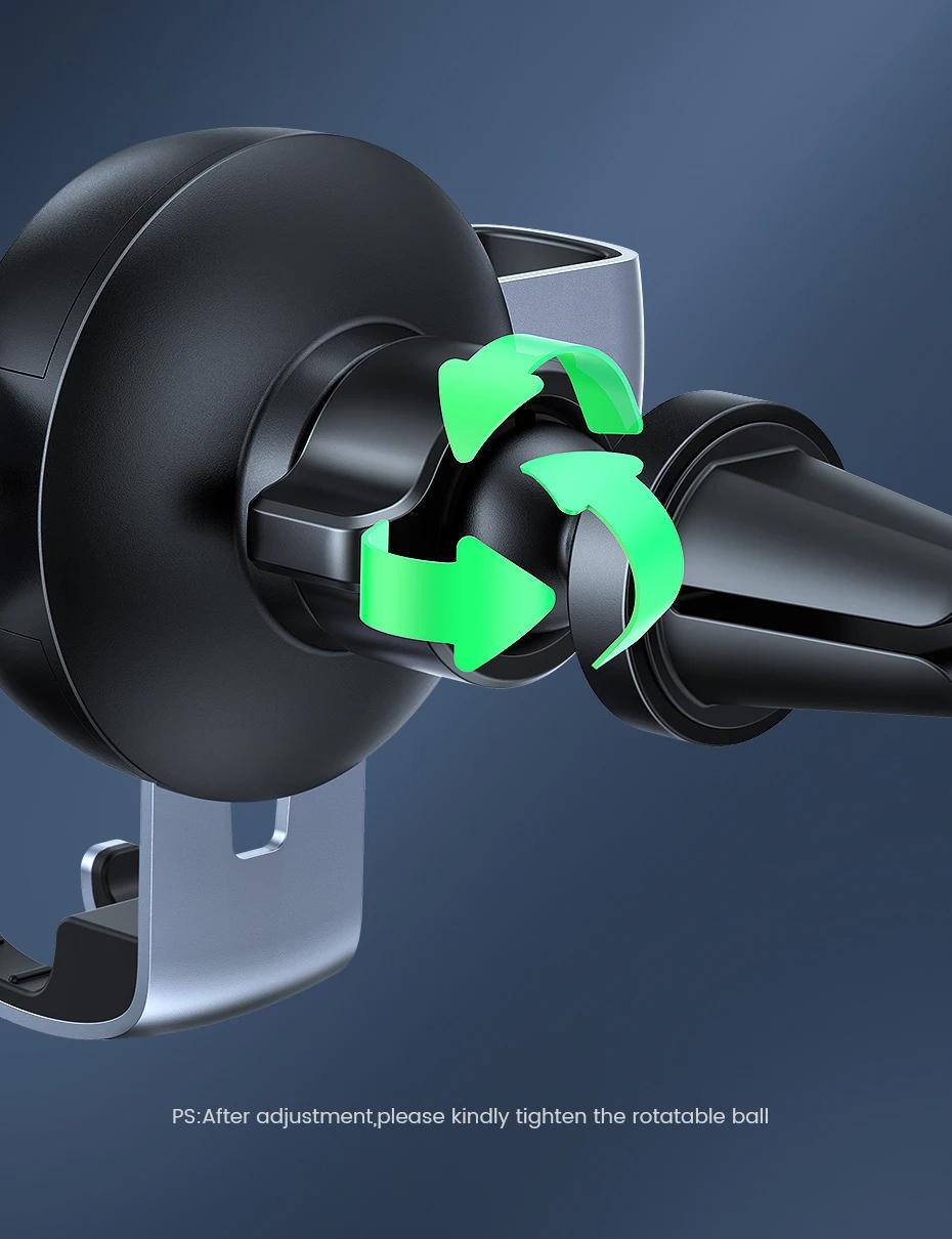 Держатель автомобильный UGREEN 360° Черный (50564) - фото 12 Держатель автомобильный UGREEN 360° Черный (50564) - фото 12