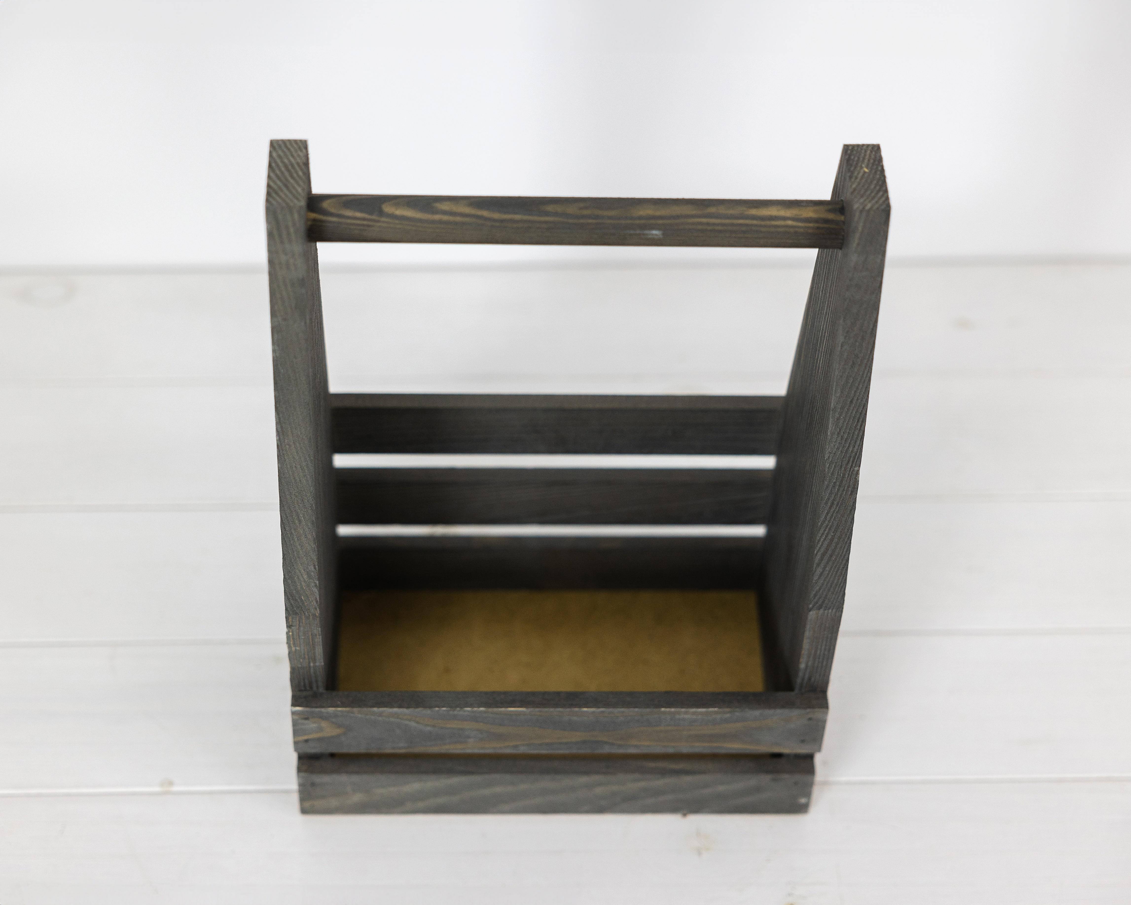 Ящик подарунковий дерев'яний Happy box Темно-сірий (0002133) - фото 5 Ящик подарунковий дерев'яний Happy box Темно-сірий (0002133) - фото 5