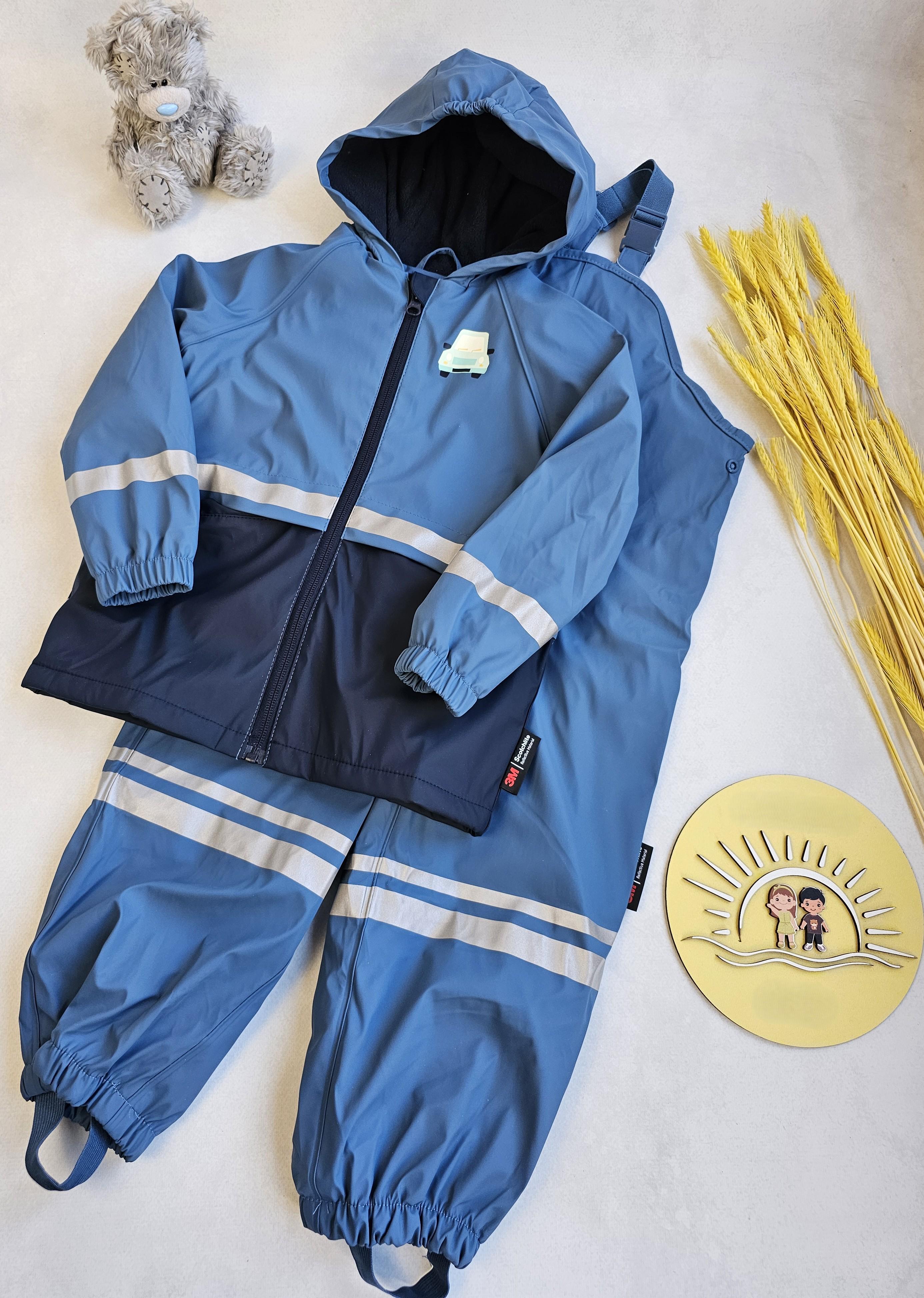 Дождевик детский Lupilu на флисе брудопруф 122-128 см (125750-3)