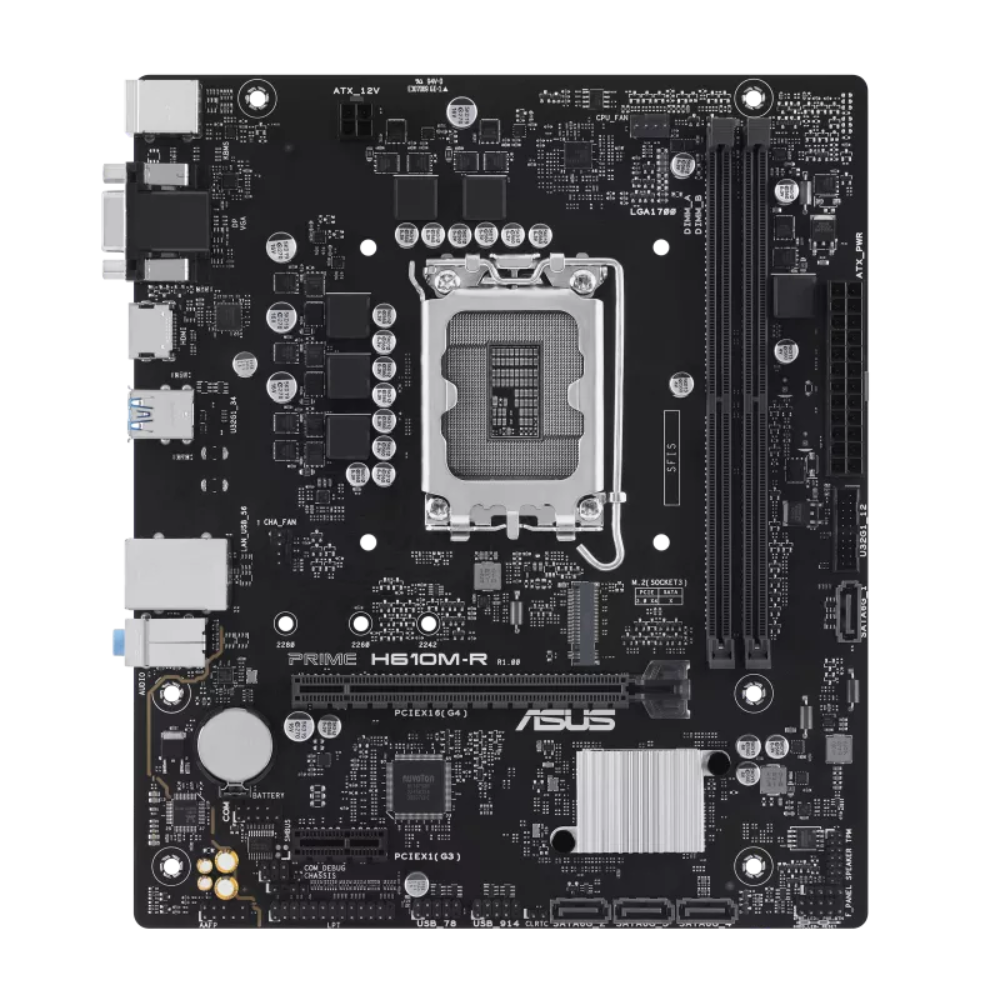 Материнская плата Asus PRIME H610M-R-SI (12773799) - фото 2