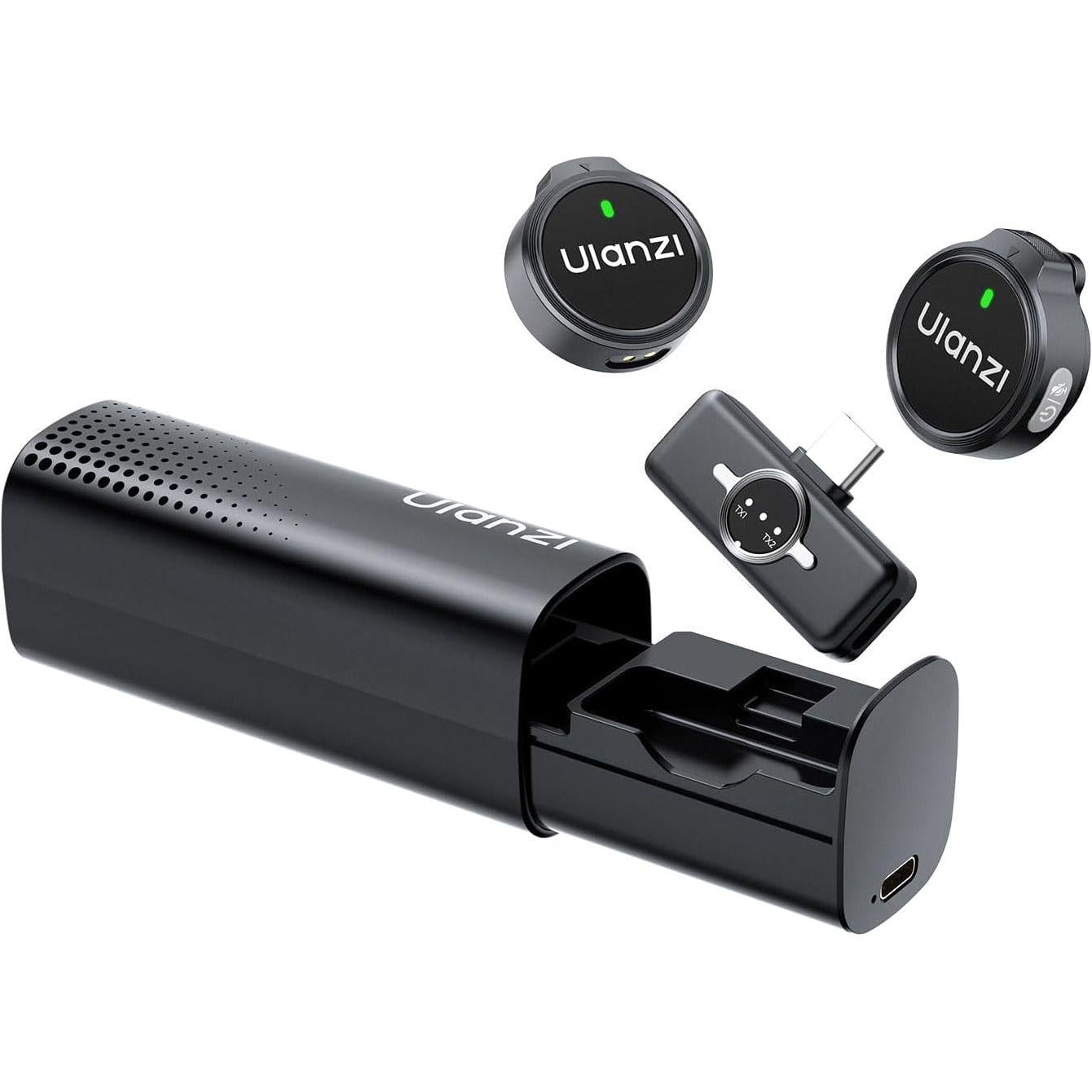 Микрофонная система беспроводная Ulanzi Wireless Microphone Type-C A21 UV-A053 Black