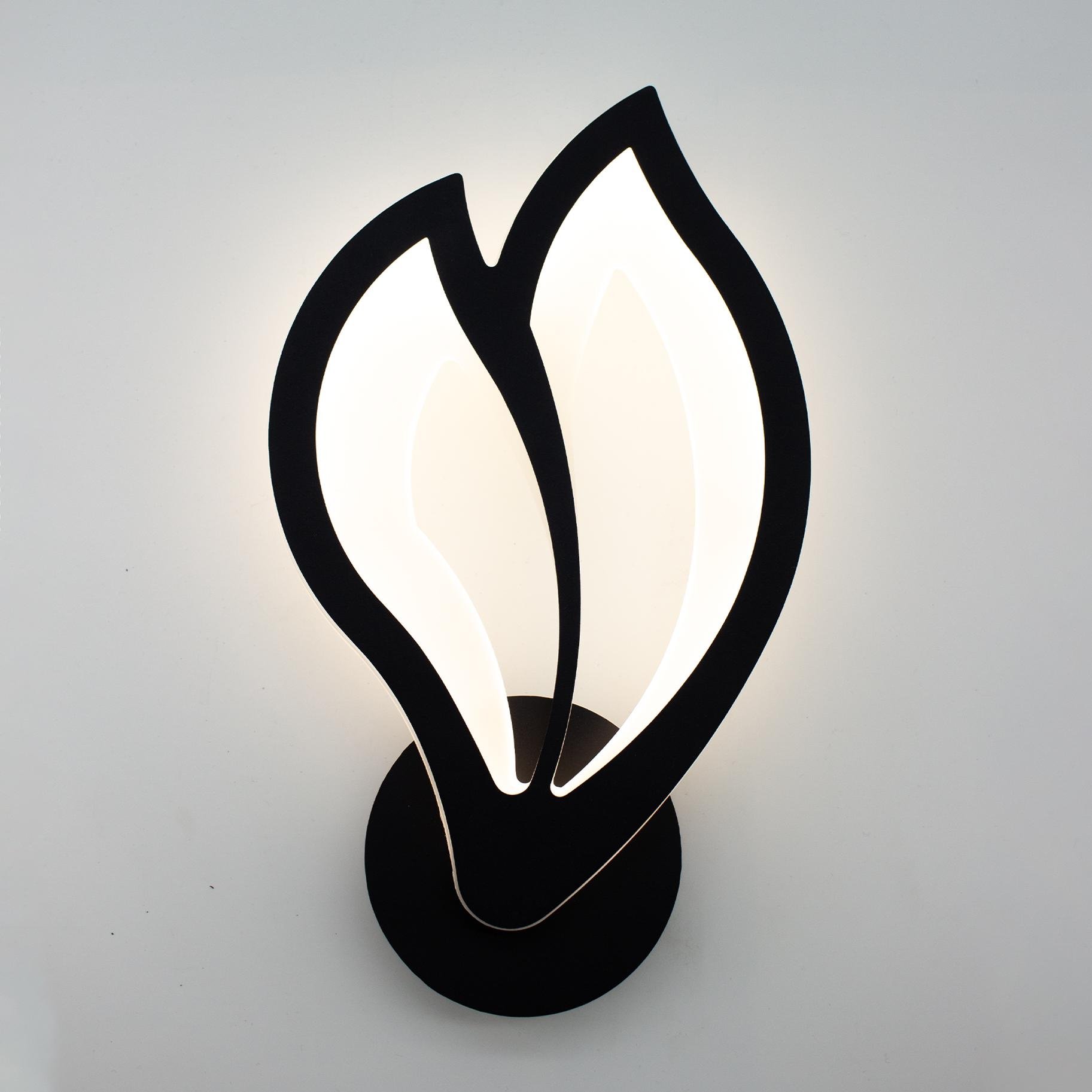 Бра управляемый светодиодный ESLLSE ASTRA 12 Вт 302x176x46 мм Черный (10578)