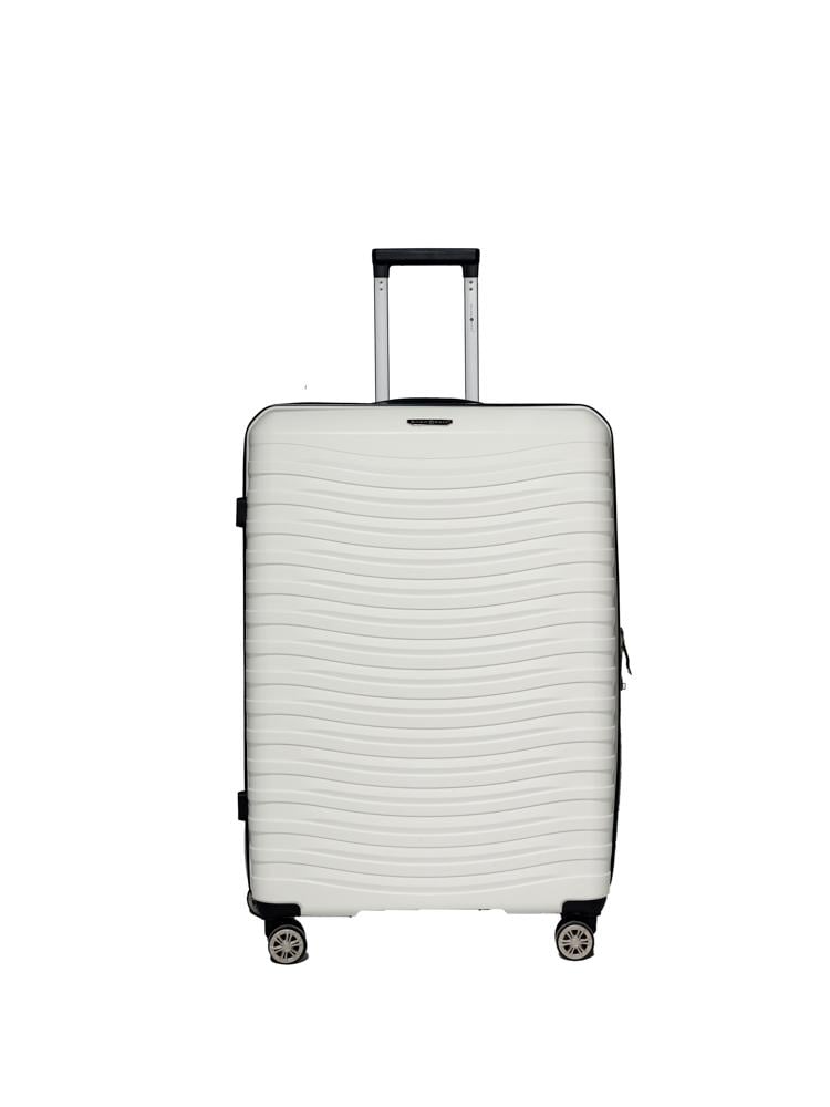 Чемодан большой Snowball 43803 полипропилен L Белый