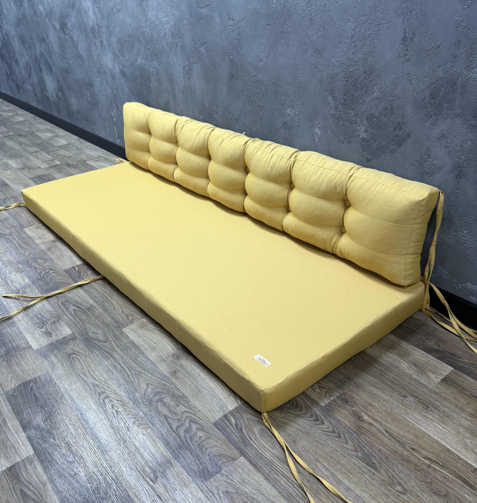 Комплект матрас со спинкой Comfort Home на поддоны/качели/каркасы/садовую мебель панама 120х60х40х5 см (5054410)