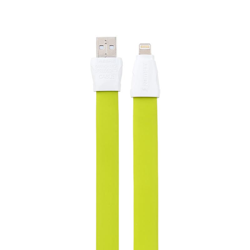 Кабель Remax RC-011i USB Lightning Flat Full Speed II 1 м Зеленая сосна (2000700000292)
