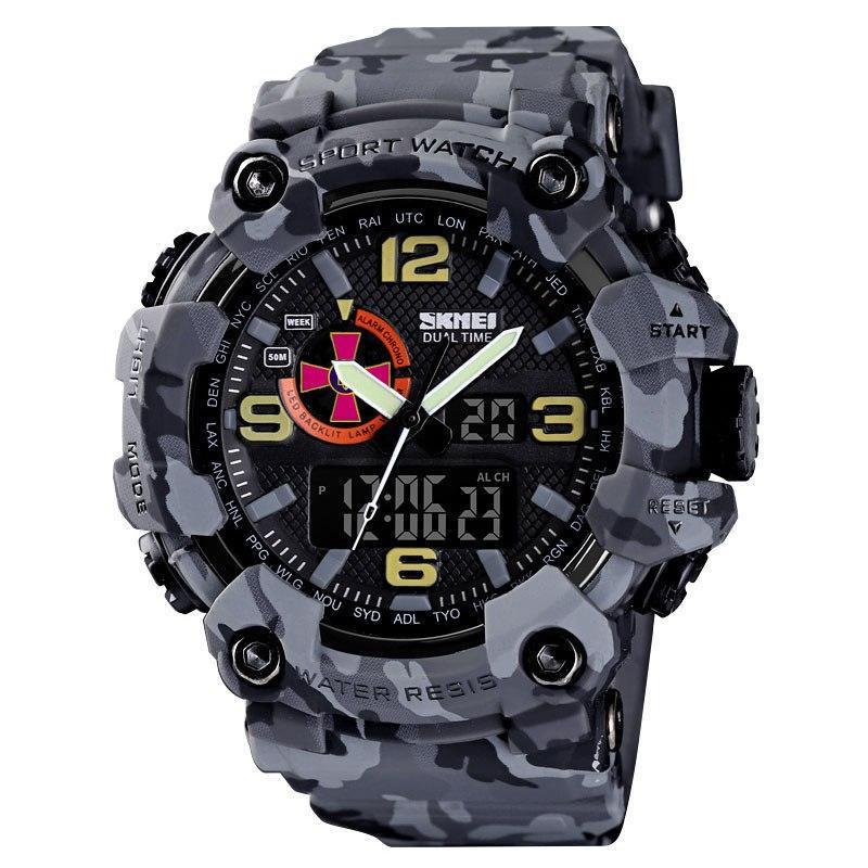 Часы мужские Skmei 1520 ВСУ Camo Grey